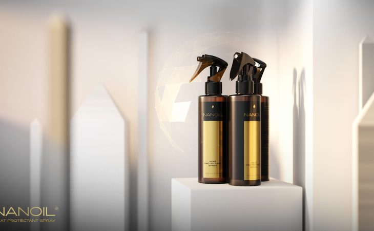 proteção térmica para o cabelo Nanoil