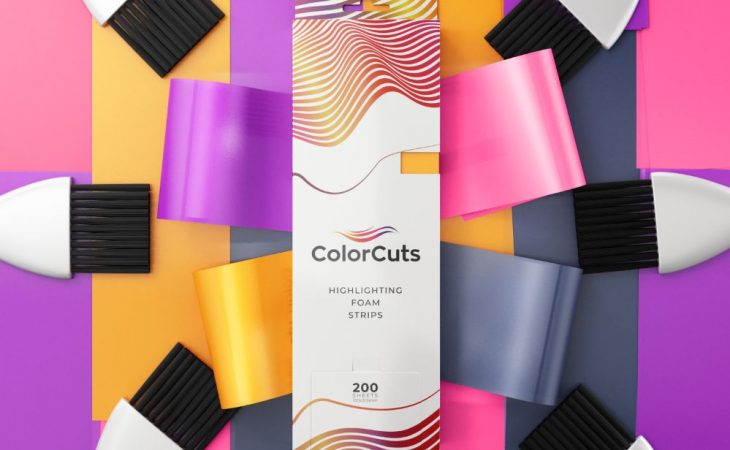 Tiras de coloração e reflexos para o cabelo