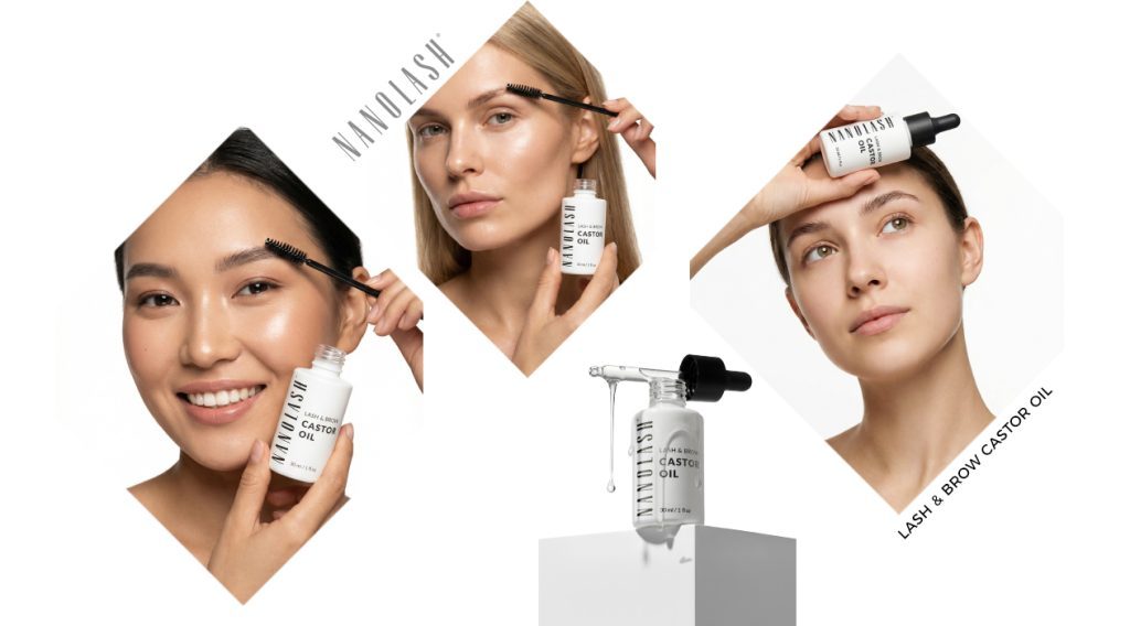 óleo de rícino nas pestanas nanolash